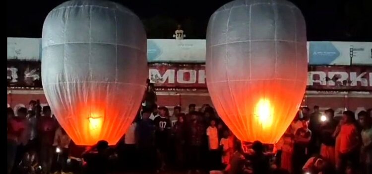 ফানুস উড়ানোর মধ্য দিয়ে শেষ হলো প্রবারনা উৎসবের আনুষ্ঠানিকতা