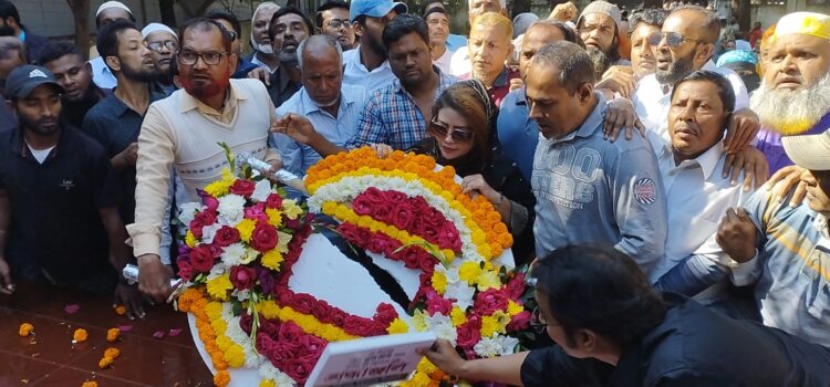 শহীদ বুদ্ধিজীবী দিবসে শ্রদ্ধা জানাতে গিয়ে বিএনপির দুই পক্ষের কাঁদা ছোড়াছুড়ি