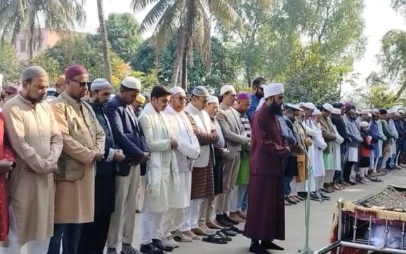 শ্রদ্ধা ও ভালোবাসায় চির নিদ্রায় শায়িত সাংবাদিক জাহিদ রিপন