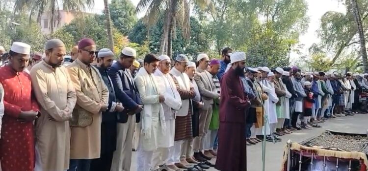 শ্রদ্ধা ও ভালোবাসায় চির নিদ্রায় শায়িত সাংবাদিক জাহিদ রিপন