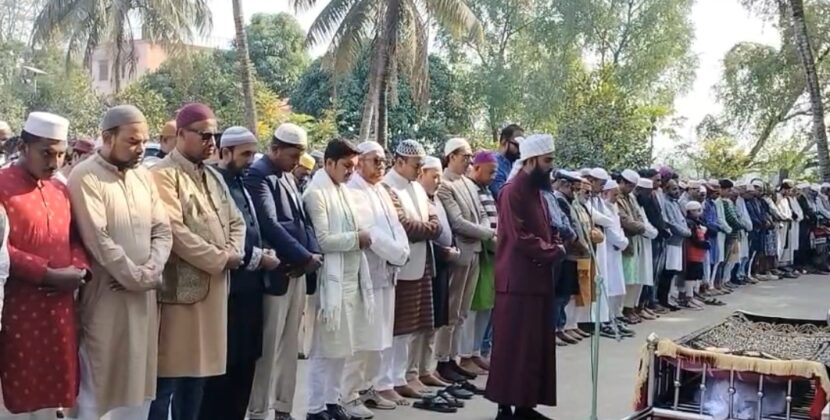 শ্রদ্ধা ও ভালোবাসায় চির নিদ্রায় শায়িত সাংবাদিক জাহিদ রিপন