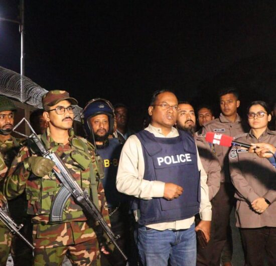 সংসদ নির্বাচন উপলক্ষ্যে ডমিনেশন পেট্রোলিং অনুষ্ঠিত