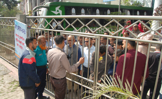 দু’পক্ষের টানাটানিতে বরিশাল ইনফ্রা পলিটেকনিকে উত্তেজনা