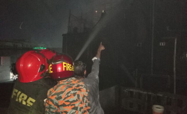 ‎বরিশালে চুলার আগুনে অগ্নিকণ্ডের ঘটনা