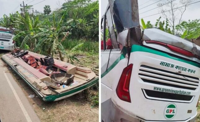 বরিশালে সড়ক দূর্ঘটনায় নিহত ২