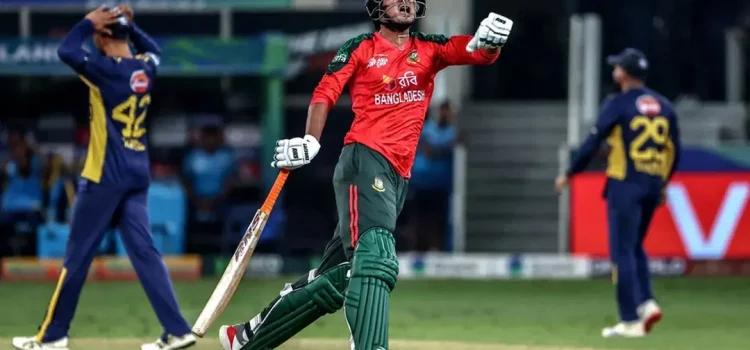 শ্রীলঙ্কাকে পেছনে ফেলে টি-টোয়েন্টিতে অষ্টম স্থানে বাংলাদেশ