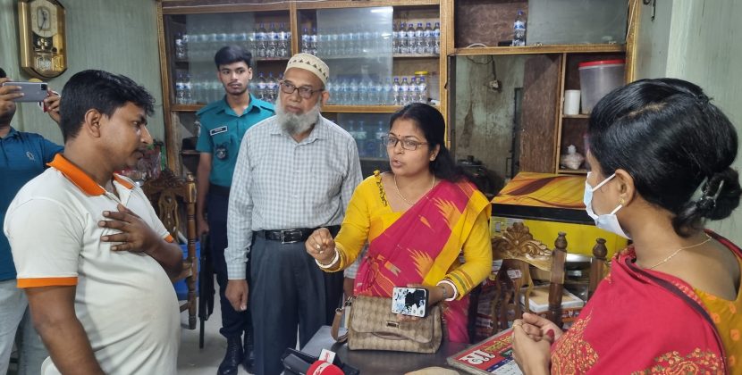 বরিশালে মিষ্টির দোকানে জরিমানা
