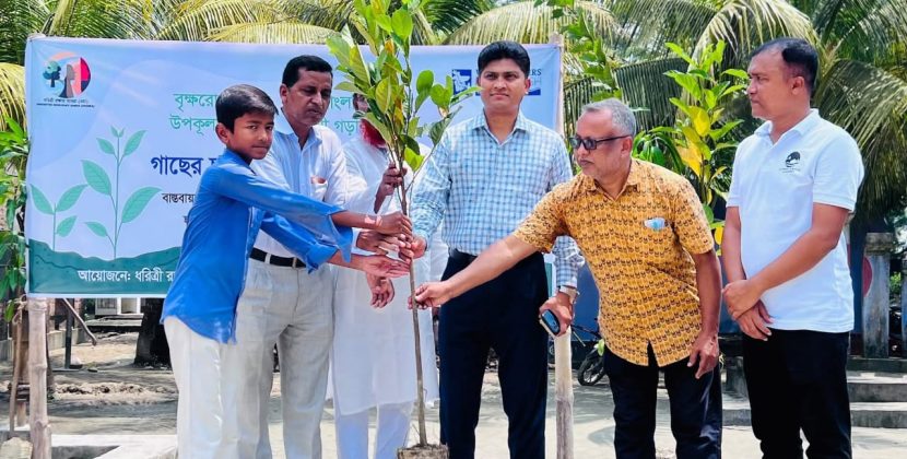 কলাপাড়ায় ৪শত শিক্ষার্থী পেল ফলদ গাছের চারা